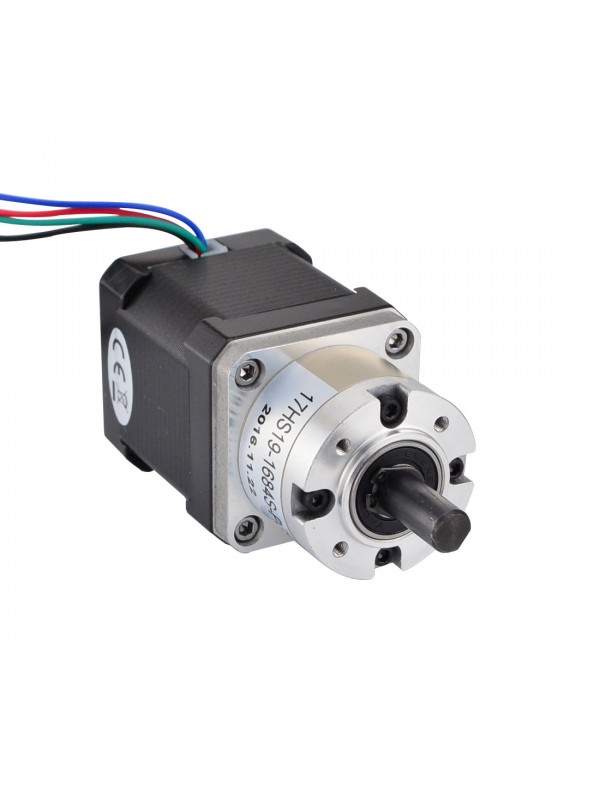 Stepperonline Nema 17 Geared Stepper Motor Bipolar L48mm W Gear Ratio 51 Planetary Gearbox 